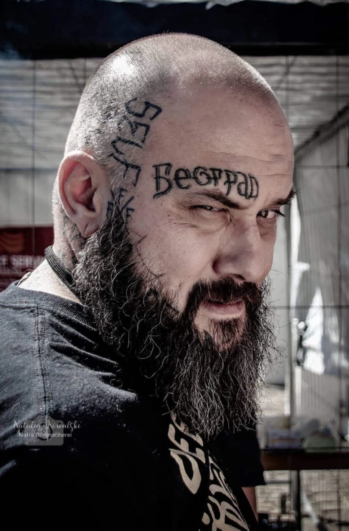 Tattoo artist Ivan Maric